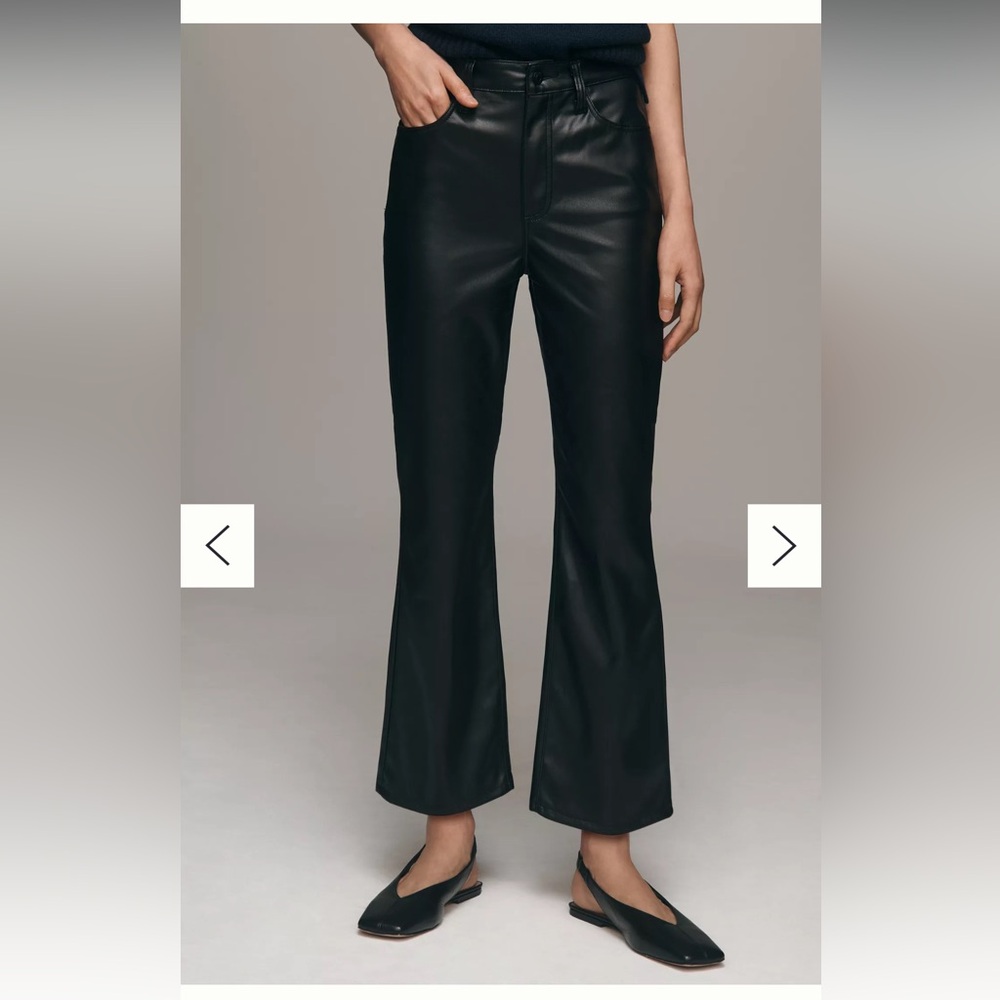 Pistola Lennon faux, leather high-rise boot pants